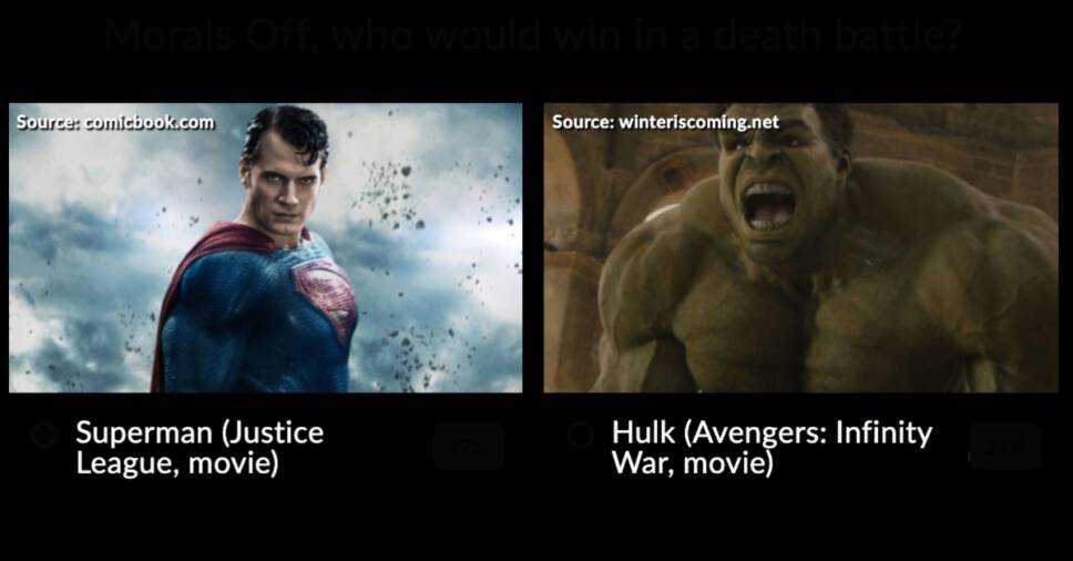 Justice League vs Avengers