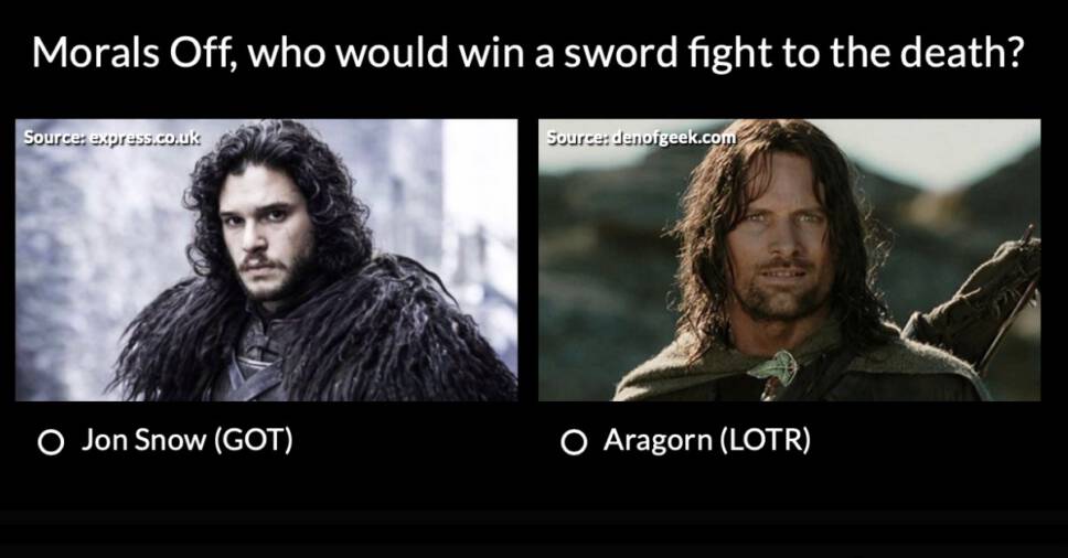 Lord of the Rings vs Game of Thrones