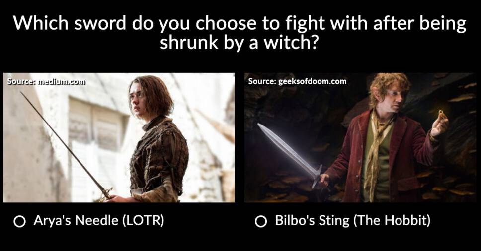 Lord of the Rings vs Game of Thrones