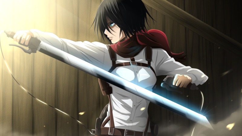 Mikasa anime swordswoman