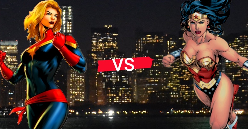 captain marvel vs wonder woman 