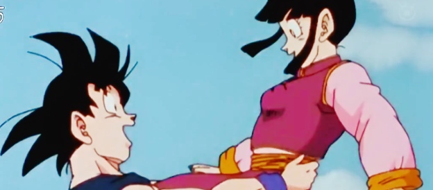 goku and chi chi from dragon ball