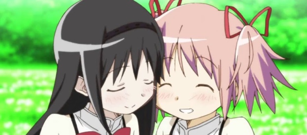 homura and madoka yuri anime couple