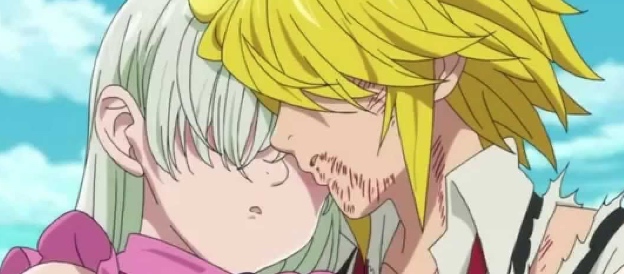 meliodas and elizabeth cute anime couple