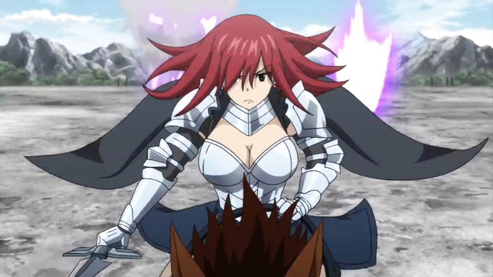 Erza Scarlet, most beautiful female anime characters