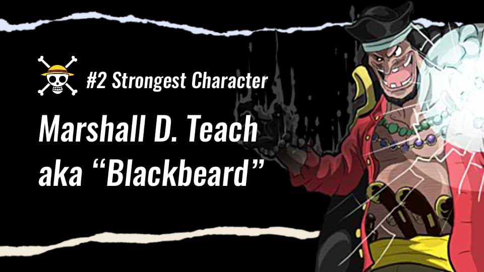 blackbeard strongest one piece characters