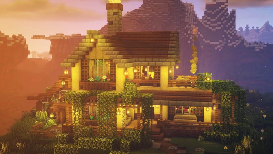 Cozy Survival Cottage in Minecraft