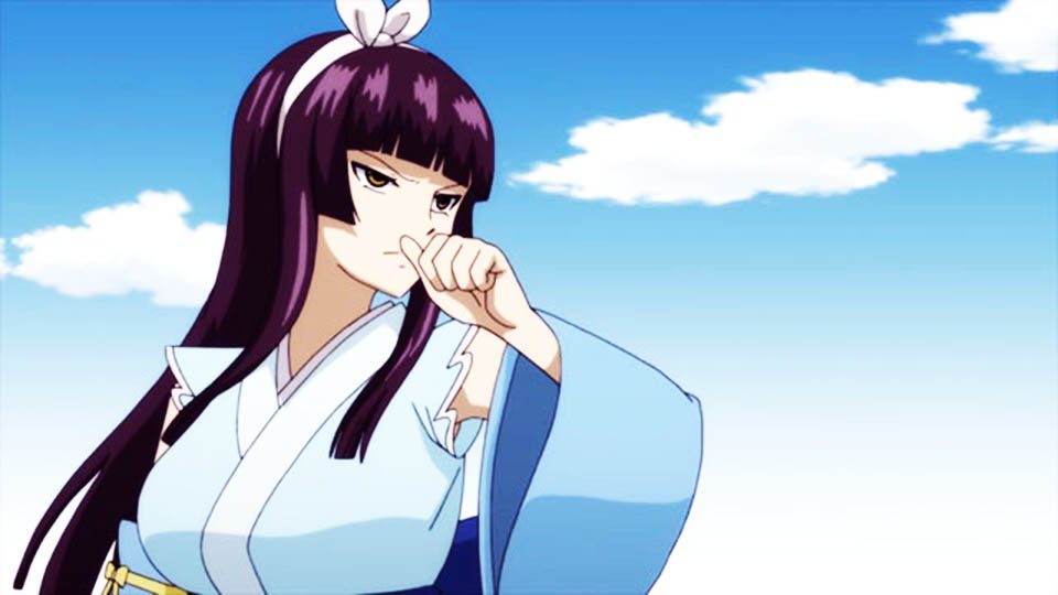 purple hair anime characters
