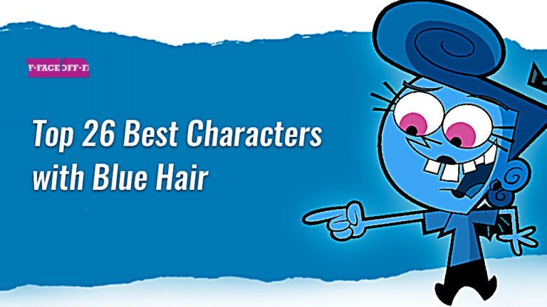 characters with blue hair