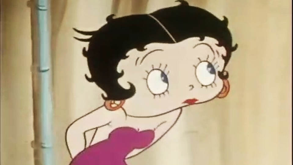 Betty Boop cartoon babe