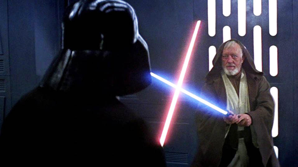 vader vs obi-wan in a new hope best star wars lightsaber duels  