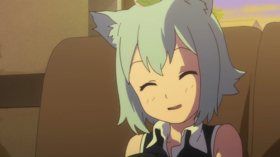 ao nanami anime cat girl