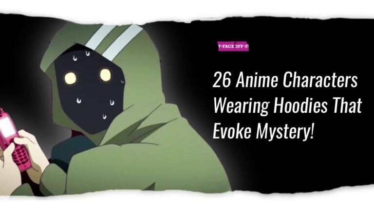 26 anime characters with hoodie