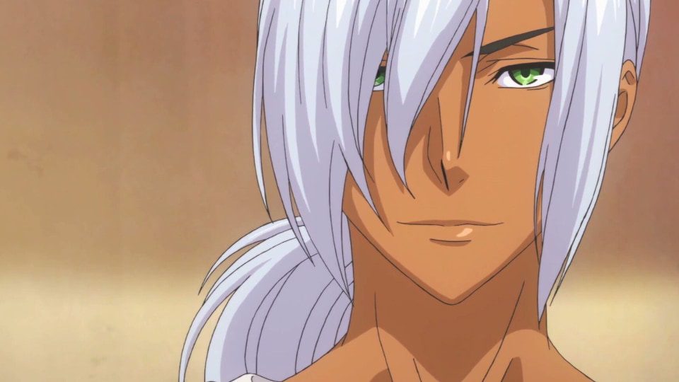 silver haired anime