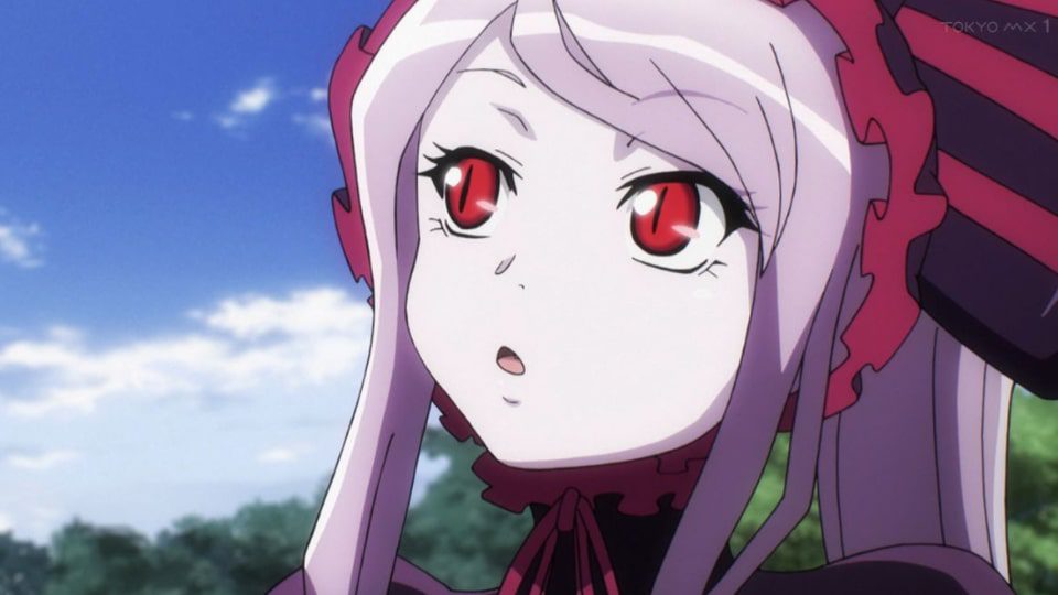 shalltear bloodfallen anime red eyes