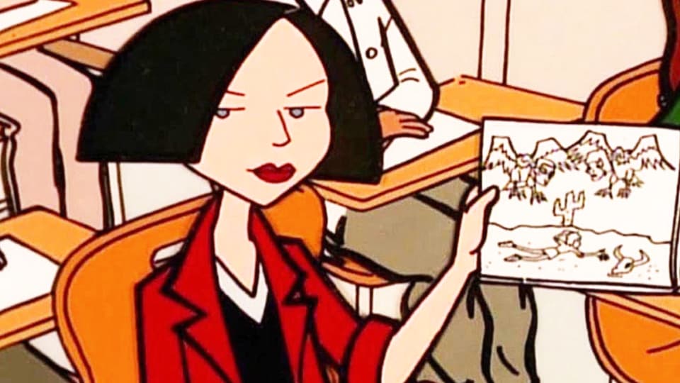 jane lane cartoon character with short hair