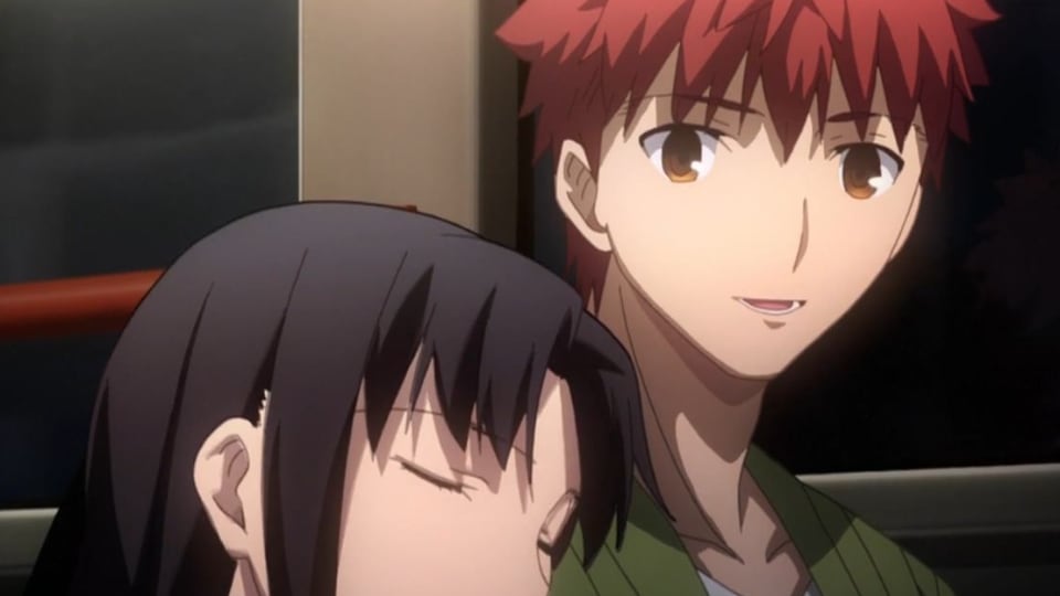 shirou and rin cute anime couple
