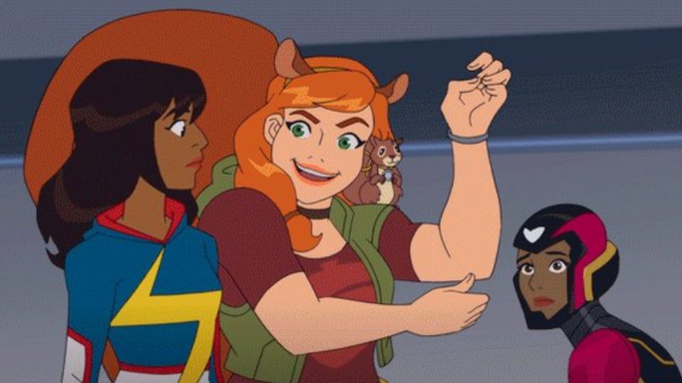 squirrel girl thicc cartoon character