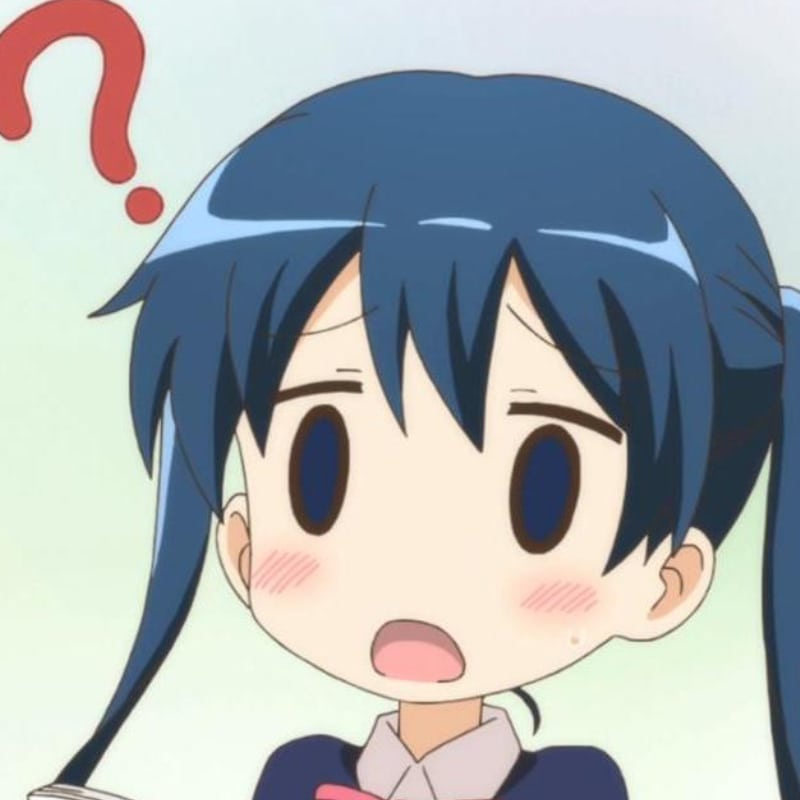 confused anime face