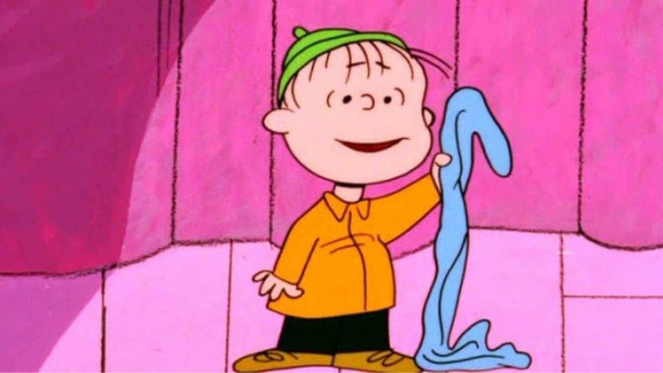 linus cartoon characters with beanies