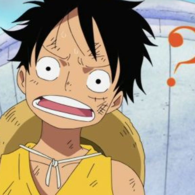 luffy confused anime face