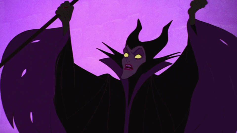 Maleficent from Sleeping Beauty Purple Characters