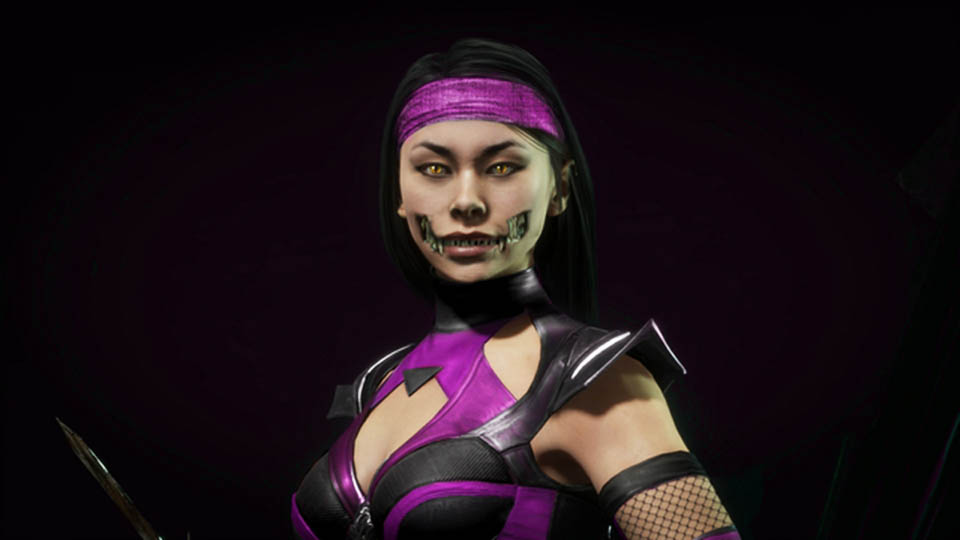 Purple Characters Mileena from Mortal Kombat 