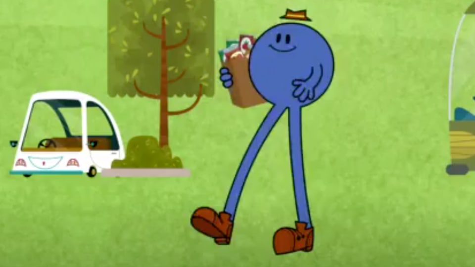 mr. tall skinny cartoon character