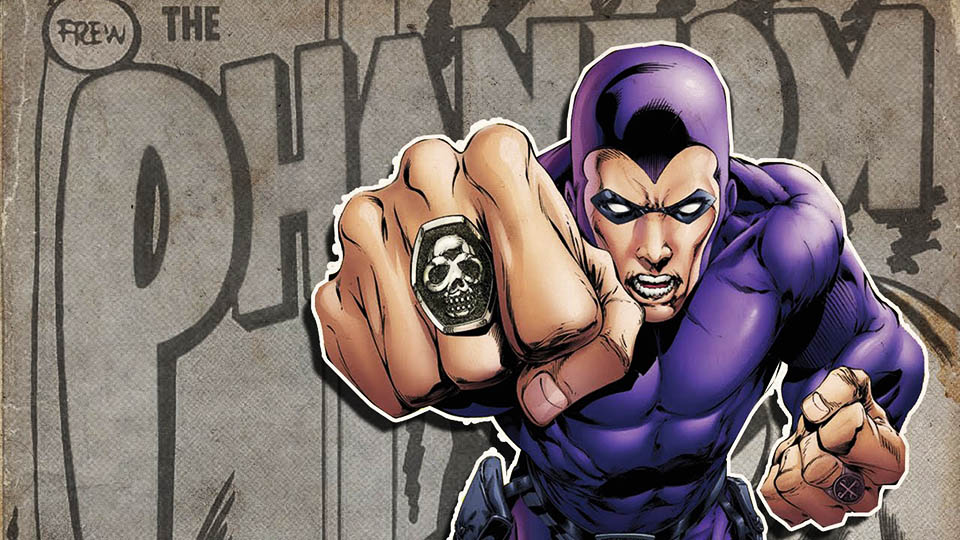 the phantom purple superhero