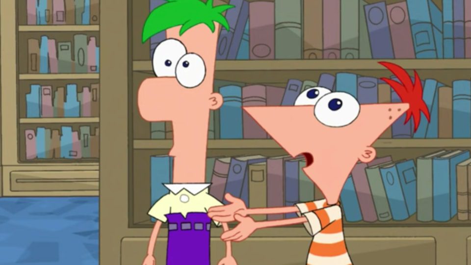 phineas and ferb  skinny cartoon characters