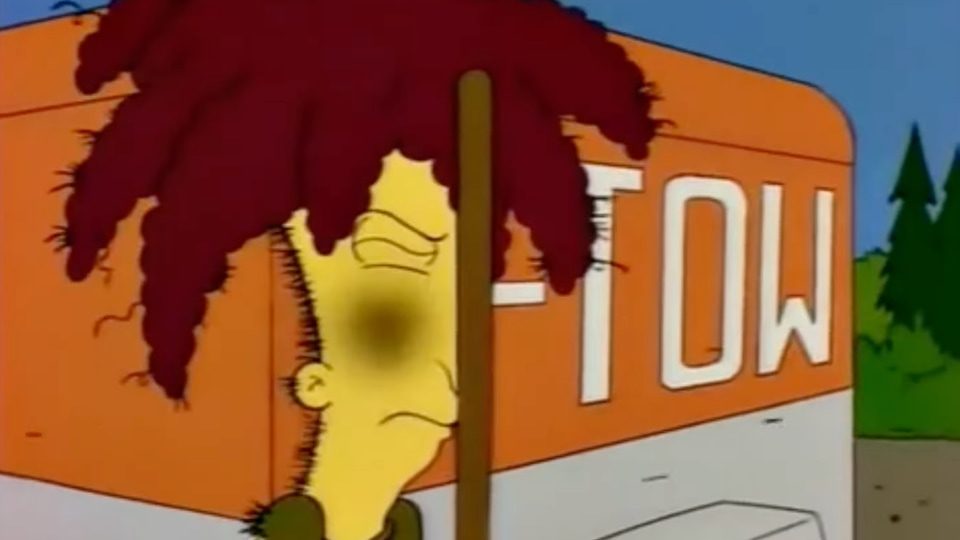 cartoon characters with dreads sideshow bob