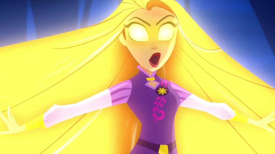 rapunzel cartoon characters with long hair
