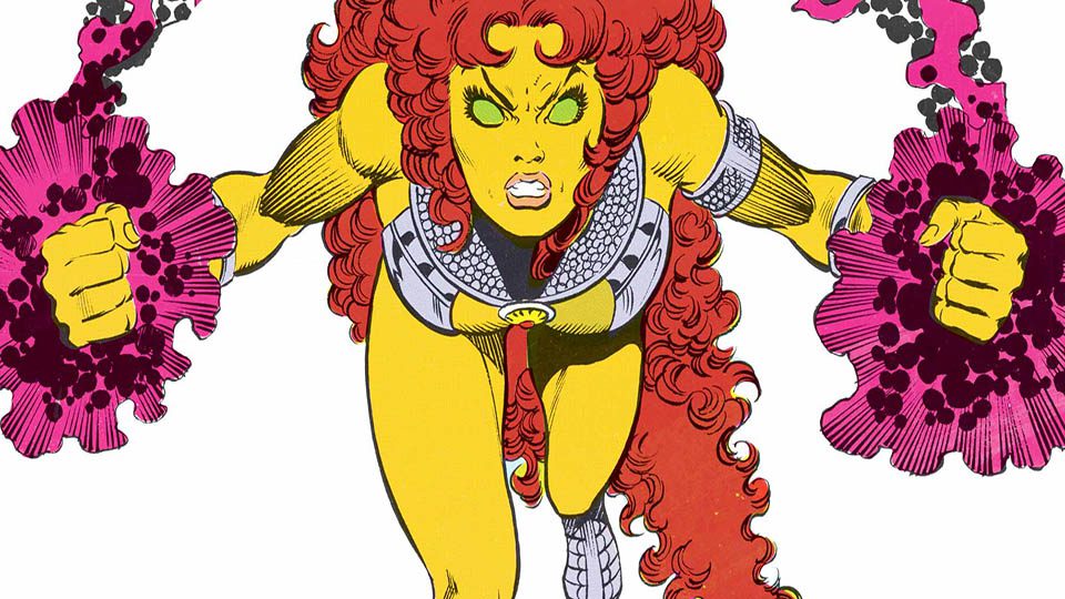 characters with curly hair starfire