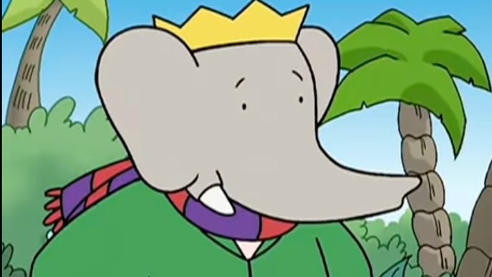 babar cartoon elephant