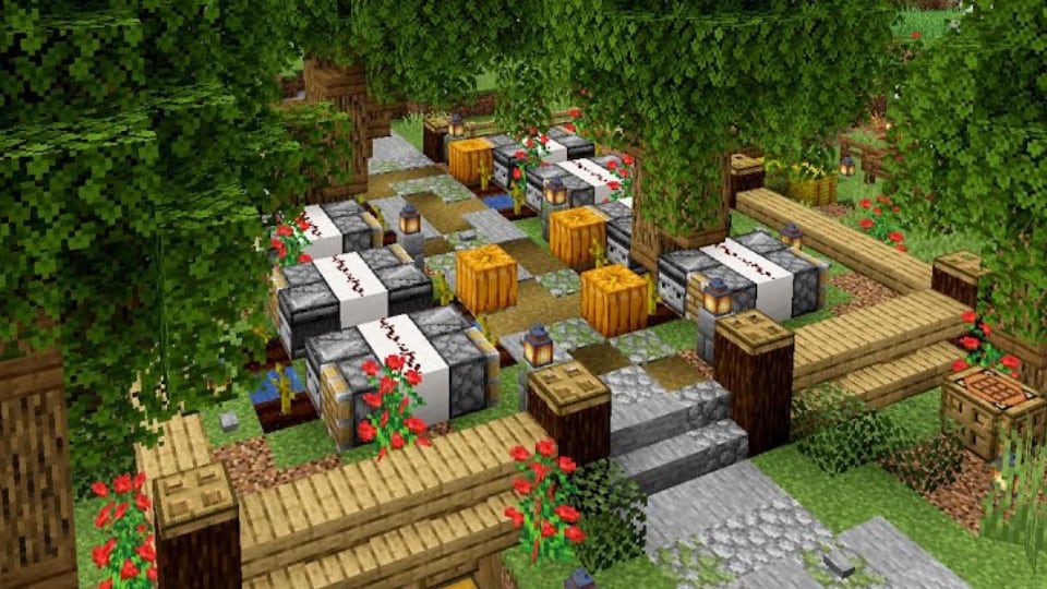 Minecraft Pumpkin Garden