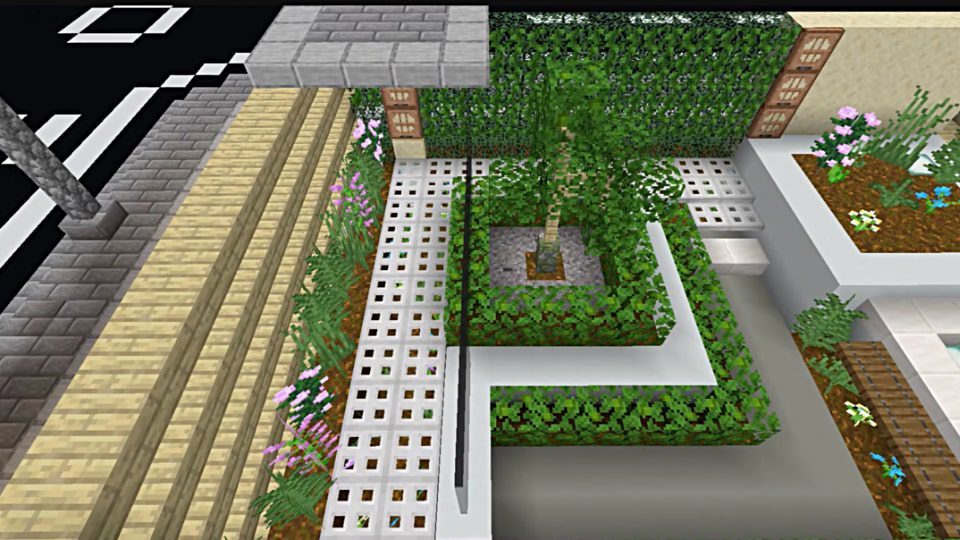 Modern Minecraft Garden