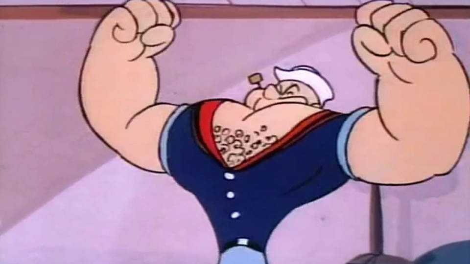 muscular cartoon characters
