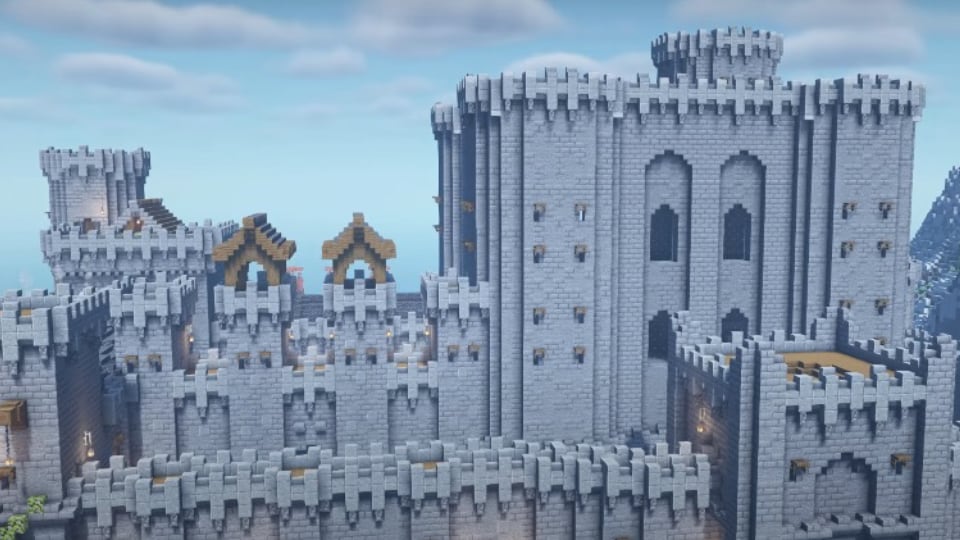 Huge Minecraft Castle Idea