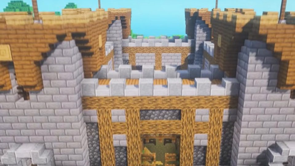 Easy Minecraft Castle Build