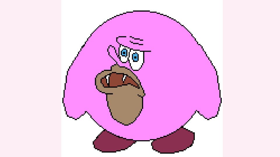 Fangs Cursed Kirby