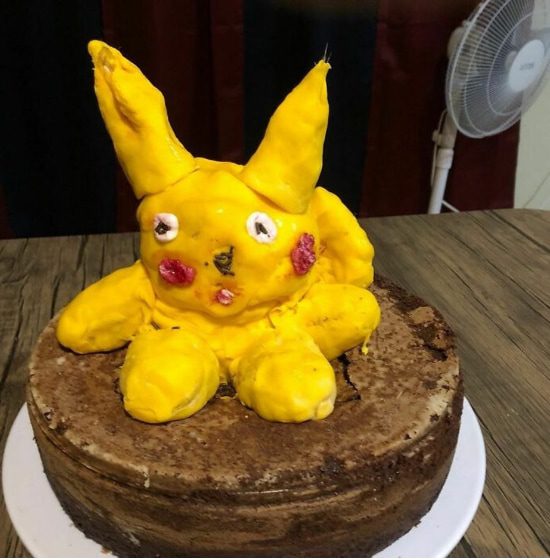 Birthday Cursed Pokémon Cake