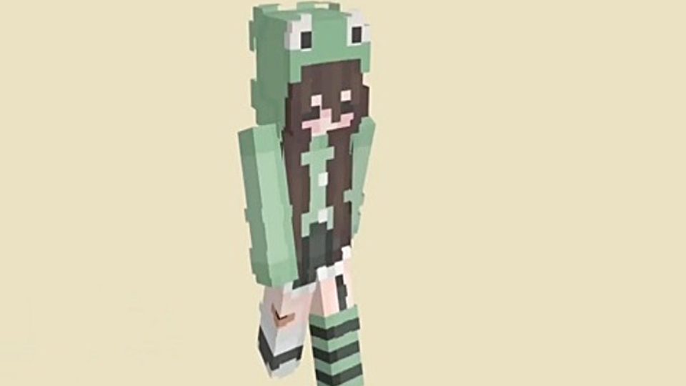 Cute Frog Minecraft Skin 