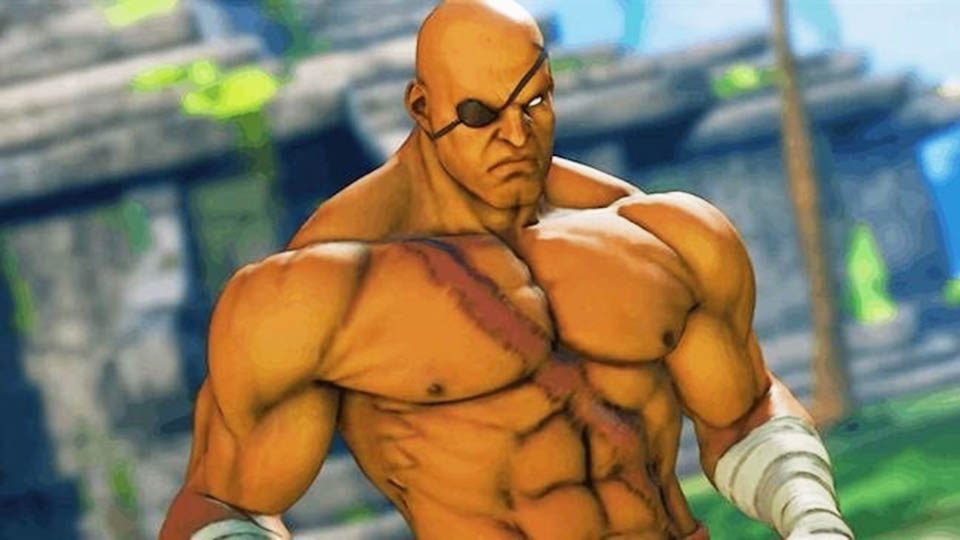 Sagat from Street Fighter Video Game