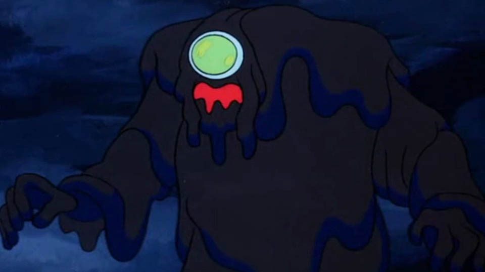 The Tar Monster cartoon monster