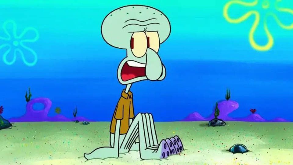 Squidward Tentacles ugly character