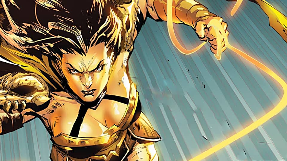 Gold Wonder Woman 
gold superhero