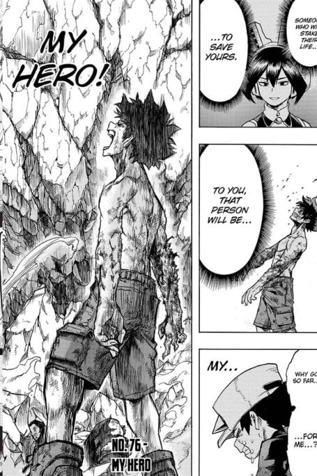 My Hero! mha manga panel