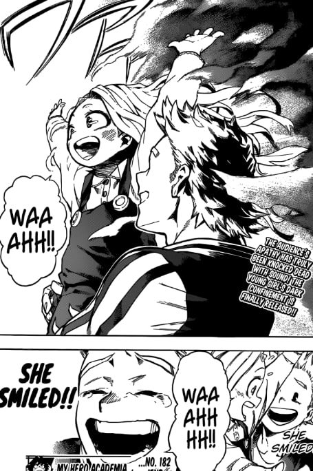 Eri smiles again mha manga panel