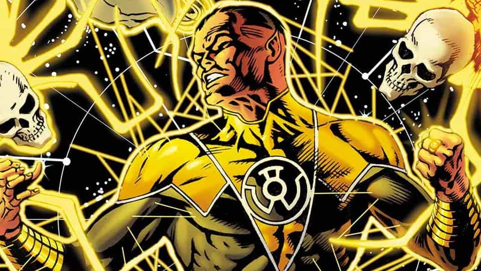The Yellow Lantern yellow superhero