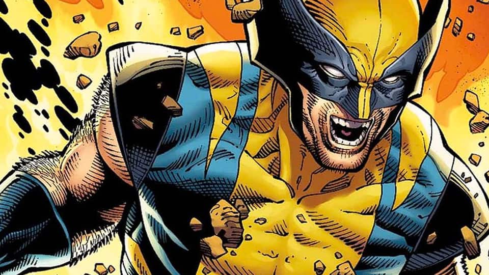 Wolverine yellow superhero